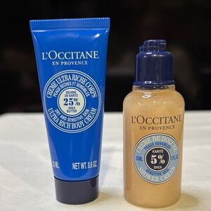 L'OCCITANE Blue and Tan Body and Shower Cream Duo